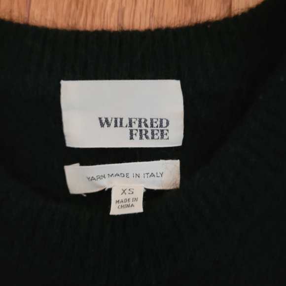 Wilfred Free Classy Timeless Sleeveless Alpaca Italy Wool Blend Sweater Dress XS - Picture 3 of 6